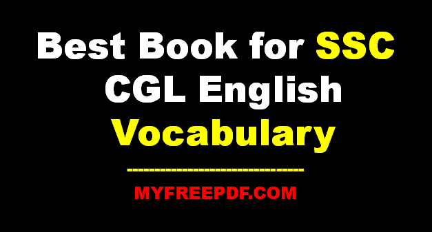 Best Book for SSC CGL English Vocabulary