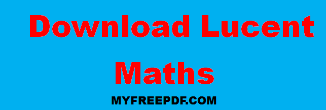 Lucent SSC Higher Mathematics PDF Free Download